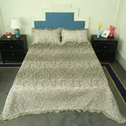 Hàn Quốc flannel trải giường ba mảnh mùa đông dày nhung ấm chăn chăn bông quilted san hô nhung bìa - Trải giường