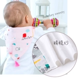 Брендовое детское хлопковое полотенце от пота, марлевый коврик для младенцев, шарф для детского сада