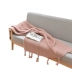 Nordic chăn mùa hè điều hòa không khí nap chăn đơn rắn bìa sofa màu là tay tua chăn văn phòng giản dị - Ném / Chăn Ném / Chăn