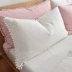 Hàn quốc Công Chúa Phong Thủy Bông Bóng Pillow Case Net Màu Đỏ Duy Nhất Tóc Bóng Phong Bì Cotton Bông Gối Trường Hợp Duy Nhất gối đầu Gối trường hợp