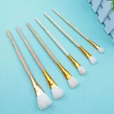 Окрашенная мягкая керамическая акварель, кисть, гуашь, мел, краска, щетка с мягкой щетиной