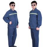 Хлопковый тонкий джинсовый комбинезон, дышащий лонгслив, защита от ожогов