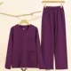 Сиреневый антибактериальный эластичный быстросохнущий лонгслив