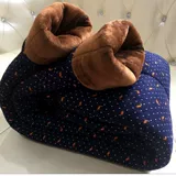 Утепленные удерживающие тепло бархатные штаны для матери, высокая талия, свободный крой