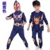 Bộ quần áo trẻ em chiến binh mùa thu 2018 dành cho trẻ em mới bắt được bộ quần áo Altman dài tay của nhà vua - Phù hợp với trẻ em quần áo cho bé Phù hợp với trẻ em