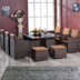 Bàn ghế ngoài trời mây bàn ghế wicker ghế năm hoặc chín bộ giải trí trong nhà mở ban công bàn ghế kết hợp sân vườn bộ bàn ghế ban công chung cư Bàn ghế ngoài trời / sân
