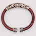 Tianteng 925 sterling bạc spatholobus vòng tay Phụ kiện bạc Tây Tạng cho nam giới và phụ nữ không có nút thắt vòng tay may mắn Vòng đeo tay Cuff