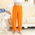 Sofa Pyjama Đàn ông và phụ nữ Cotton Yoga Quần điều hòa Quần trong nhà Độ chặt Phần mỏng Slim lỏng Kích thước lớn Đàn ông Mùa hè - Quần tây quần short nam Quần tây