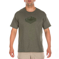 Футболка для туризма и кемпинга 美国5.11立体标志战术t恤511户外轻量棉透气吸汗短袖圆领41191ai