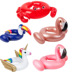 Trẻ em bơi vòng phim hoạt hình flamingo kỳ lân nách vòng tròn nam và nữ bé chơi nước đồ chơi dày ghế an toàn - Cao su nổi phao bơi tay cho bé Cao su nổi