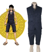 Tùy Chỉnh 
            Một Mảnh Năm 2016 Bộ Phim Vàng Vàng Luffy Trang Phục Anime Cosplay Nam Trang Phục