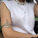 Этнический ретро аксессуар, серебряный браслет ручной работы, этнический стиль