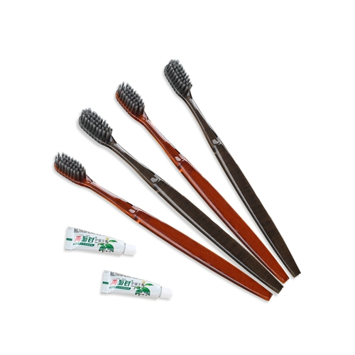 Высококлассная мягкая одноразовая зубная щетка для отеля, зубная паста, комплект для домашнего использования, 20 шт, 50 штуки