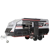 BLACK SERIES HQ17 Австралийский внедорожный прицеп с жесткой крышей и двумя осями для кемпинга