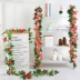 Mô phỏng hoa hồng giả hoa mây nhựa cây nho phòng khách điều hòa không khí ống quanh co sưởi ấm trang trí - Hoa nhân tạo / Cây / Trái cây