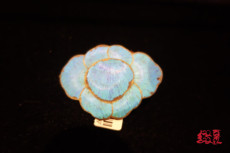 аксессуары для волос 【缀百裘-大雅美学】清代点翠软翠帽花发饰，翠鸟羽毛，古董