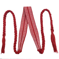 Ручная хлопковая красная