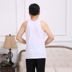 Hoa cúc thương hiệu cotton áo cũ trung niên hurdle trắng vest mùa hè của nam giới lỏng kích thước lớn ngắn tay t-shirt Áo vest