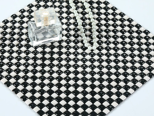 Self -stick Crystal Jade Mosaic Tile Mirror TV Фоон настенный отель ktv ванная крыльца наклейка