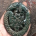 Ming và Qing triều đại chiến tranh treo cổ cao ngọc bích miếng cũ 岫 ngọc khô xanh ngọc bích cổ ngọc bích ngọc bích mặt dây chuyền cổ Ruiyu Ngọc bích