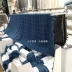 Mới IKEA IKEA chính hãng Walker Logue giản dị màu xanh tối giản sofa chăn ngủ trưa chăn khăn vận chuyển chăn che - Ném / Chăn chăn lông cáo Ném / Chăn