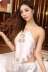 Băng lụa tươi người lớn tạp dề nữ chăm sóc ấm bụng bụng vải tuyn tăng màu đỏ dây đeo kiểu thắt lưng để bảo vệ bụng dày - Bellyband bộ ngủ mùa hè Bellyband