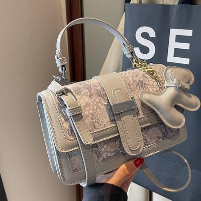 taobao agent Fashionable small shoulder bag, summer one-shoulder bag, Korean style, 2023, western style