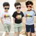 Chàng trai mùa hè phù hợp với 2018 trẻ em mới ngắn tay cậu bé mùa hè quần áo trẻ em trẻ em lớn Hàn Quốc phiên bản của thủy triều phù hợp với hai mảnh Phù hợp với trẻ em