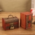 Handmade lưu trữ đồ trang sức bằng gỗ hộp nhỏ hộp gỗ hộp đồ trang sức phong cách retro vòng tay bông tai bông tai hộp - Vòng đeo tay Clasp