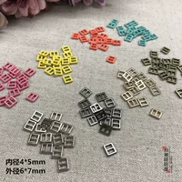 Кукла, маленький аксессуар, ремень, пряжка, DIY, 8 цветов, 6мм, 4 шт