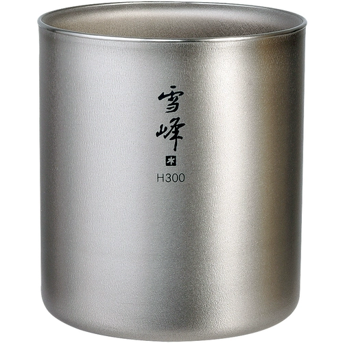 Японская металлическая двухэтажная ручка со стаканом для кемпинга, защита от ожогов