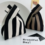 Летний брендовый плетеный трикотажный жилет, портативная сумка для выхода на улицу, система хранения