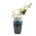Bình gốm, đồ đá, màu xanh lá cây retro, nước, hoa, hoa, hoa khô, hoa, phòng khách, đồ trang trí mềm, đồ trang trí - Vase / Bồn hoa & Kệ