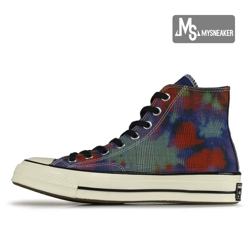 Converse/Converse Chock 70 Glen Plaid Tie Dye Compoperess Canvas обувь 168752c