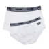 Đồ lót cặp đôi Carberi Đàn ông và phụ nữ thể thao màu rắn cotton màu đen và trắng quần boxer tam giác 3954 5954 quần lót nam Cặp đôi