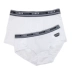 Đồ lót cặp đôi Carberi Đàn ông và phụ nữ thể thao màu rắn cotton màu đen và trắng quần boxer tam giác 3954 5954 quần lót nữ cạp cao Cặp đôi