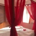 Tuỳ chỉnh bốn cột giường tán lớp vỏ Đông Nam gió Trung Quốc sạn theme American Inn rèm giường lưới tấm màn che manti - Bed Skirts & Valances Bed Skirts & Valances