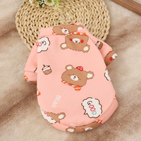 Бархат с розовым медведем