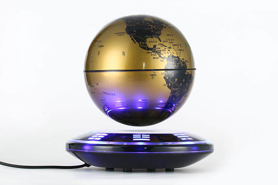 磁悬浮广告展示架 led灯魔幻漂浮 磁悬浮展示台架 创意悬空