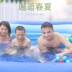 Thân thiện với môi trường trẻ sơ sinh inflatable dày bé trẻ em hồ bơi nhà lớn hồ bơi marine bóng đồ chơi bể vầy