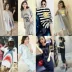 Nightdress nữ mùa hè Hàn Quốc phiên bản của bông tươi ngắn tay phần dài của những gì dễ thương đồ ngủ mùa hè wearable XL