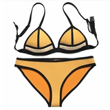 Сексуальный купальник, бюстгальтер пуш-ап, бюстгальтер без косточек, с вышивкой