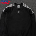 Adidas Adidas Cỏ ba lá nam thể thao cổ điển ba chiều thanh áo len đen và trắng áo thun CE4832 - Thể thao lông cừu / jumper áo thun tay dài form rộng Thể thao lông cừu / jumper