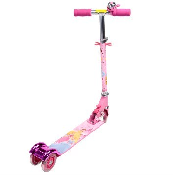 Дисней, детские педали, трехколесный детский мигающий самокат для уличного катания на четырех колесах