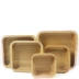 Khay gỗ rắn bộ đồ ăn bằng gỗ Nhật Bản tấm gỗ màu gỗ thuyền shape vòng snack tấm đĩa trái cây sản phẩm mới