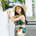 Cô gái mới lớn trẻ em trẻ em chia áo tắm ngọt ngào dễ thương dừa in cô gái váy mùa xuân nóng bơi ăn mặc