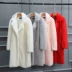 2017 mới của Hàn Quốc ladies ladies áo khoác giả 貂 phần dài lỏng mỏng của phụ nữ dày fur fur coat Faux Fur