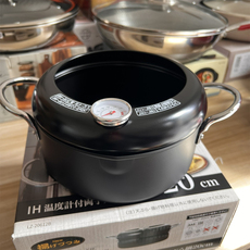 Фритюрница 尾货清仓 日式温控款油炸锅天妇罗锅20cm 燃气电磁炉通用