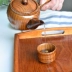 Nhật bản ấm đun nước bằng gỗ nhà sáng tạo ấm trà bằng gỗ Kung Fu bộ trà bằng gỗ tấm gỗ ấm trà bằng gỗ cup set Tấm