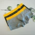 Đồ lót nam 2 quần đơn giản thời trang đồ lót gợi cảm cotton in hình boxer U lồi eo thấp đồ lót nam Vòng eo thấp